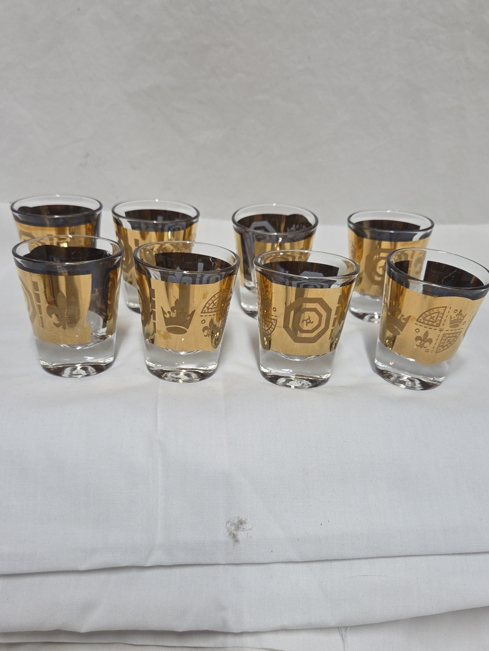 MCM Vintage Vito Beri Coronet Shot Glass Set